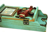 MNK Home Decorative Wall Box - Features Plane Theme & Picture Frame - Wall Mounted Key Holder - Instant Household Storage Organizer - Perfect Wall Decor for Hallway, Kitchen, Living Area & Office