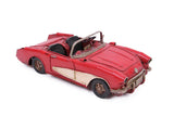 MNK Home Decorative Metal Chevrolet Classic Nova Car - Red