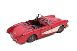MNK Home Decorative Metal Chevrolet Classic Nova Car - Red