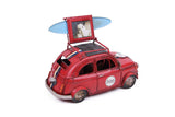 MNK Home Decorative Diecast Car - Made from Metal - Mini Cooper Car with Picture Frame - Ideal for Home Decor & Party Favor for Friends & Family Members, Red