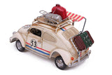 MNK Home Decorative Diecast Car - Made from Metal - Volkswagen Beetle Cabriolet Model - Ideal for Home Decor & Party Favor for Friends & Family Members, Multicolor
