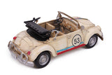 MNK Home Decorative Diecast Car - Made from Metal - Volkswagen Beetle Cabriolet Model - Ideal for Home Decor & Party Favor for Friends & Family Members, Multicolor