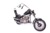 Mnk Home Decorative Metal Motorcycle Black Color