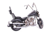 Mnk Home Decorative Metal Motorcycle Black Color