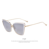 MERRY'S Fashion Women Sunglasses Cat Mirror Glasses Metal Cat Eye Sunglasses Women Brand Designer High Quality Square S'8222