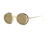 AEVOGUE Sunglasses Women Brand Designer Oval Copper Frame