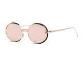 AEVOGUE Sunglasses Women Brand Designer Oval Copper Frame
