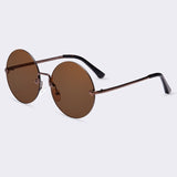 AOFLY Round Rimless Women Vintage Sun Glasses Women Brand Design Mirrored Lens UV400