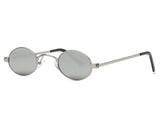 AEVOGUE Sunglasses For Women Small Oval Alloy Frame Vintage Color UV400
