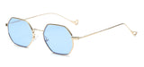 New Metal Frame Mirror Optical Sun Glasses