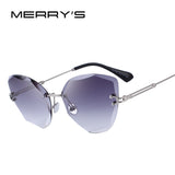 MERRY'S DESIGN Women Rimless Sunglasses Gradient Lens UV400 Protection S'6078