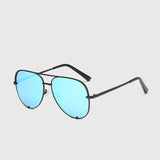 ROYAL GIRL Pilot Oval Sunglasses Women Men Brand Designer Metal Frame