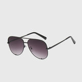 ROYAL GIRL Pilot Oval Sunglasses Women Men Brand Designer Metal Frame