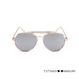 Evrfelan New Fashion pilot Sunglasses Women Oval HD Driving Sunglasses Pilot Glasses Metal Frame