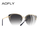 AOFLY BRAND DESIGN for Women Sunglasses Elegant Luxury Style Decoration Shades