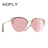 AOFLY BRAND DESIGN for Women Sunglasses Elegant Luxury Style Decoration Shades
